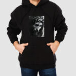 Bluza z kapturem Jezus Bóg Wiara C00262 - obrazek 2