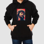 Bluza z kapturem Jezus Bóg Wiara C00264 - obrazek 2