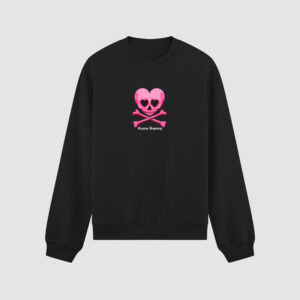 Bluza bez kaptura Czaszka Serce C00446