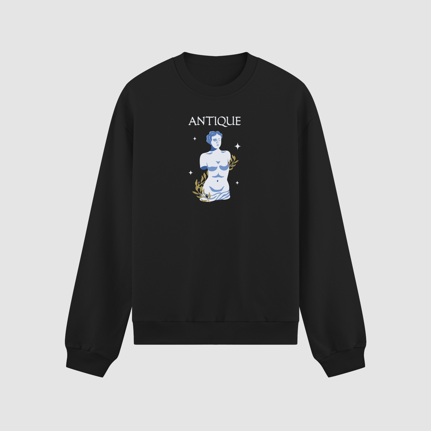crewneck Bluza bez kaptura Rzeźba C00454 - obrazek 1