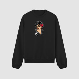 Bluza bez kaptura Kobieta Róża C00478