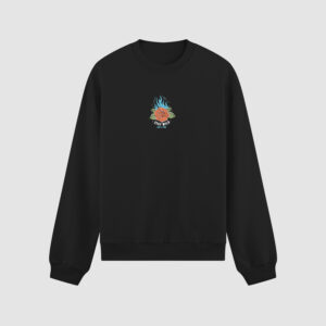 Bluza bez kaptura Płonąca Róża C00502
