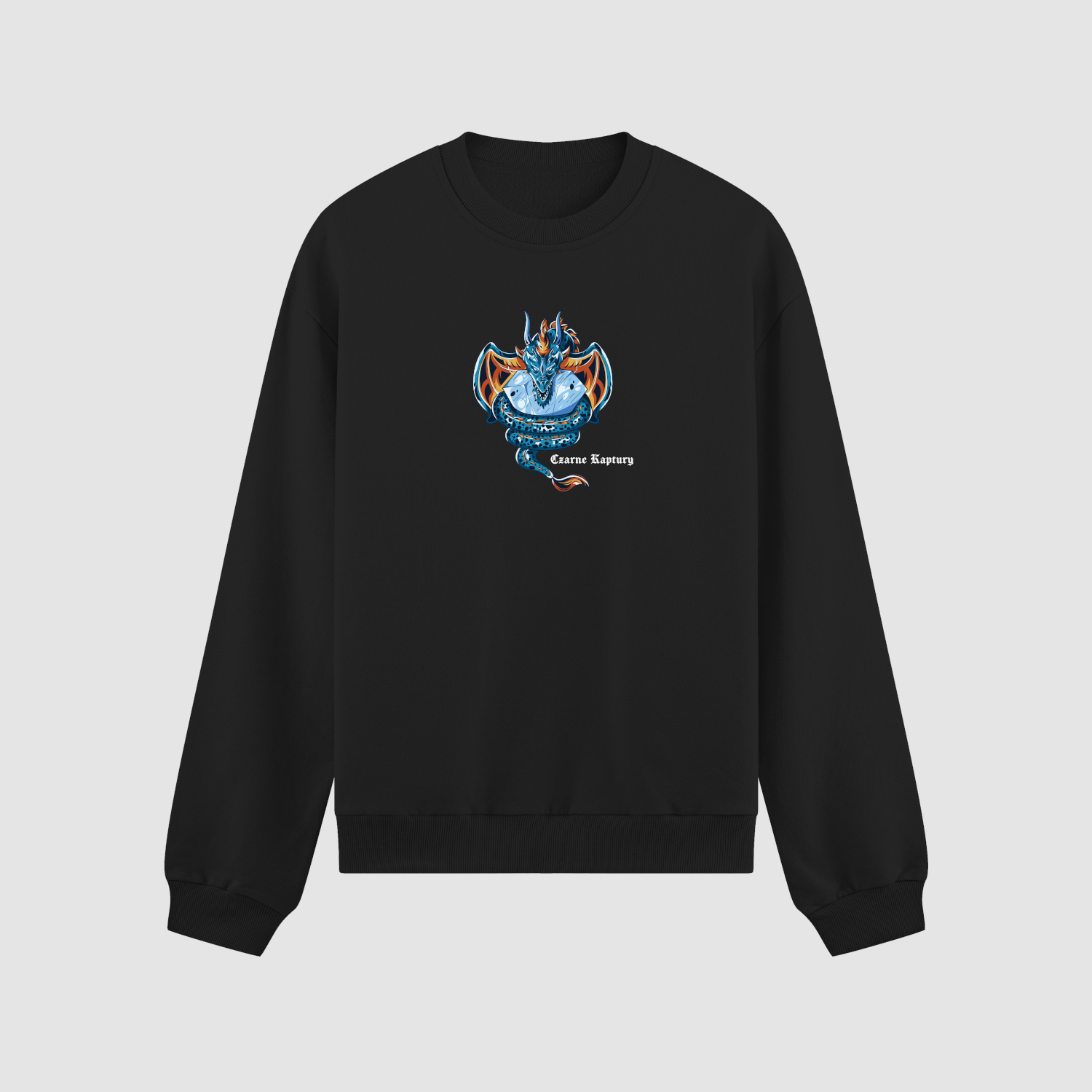 crewneck Bluza bez kaptura Smok C00508 - obrazek 1