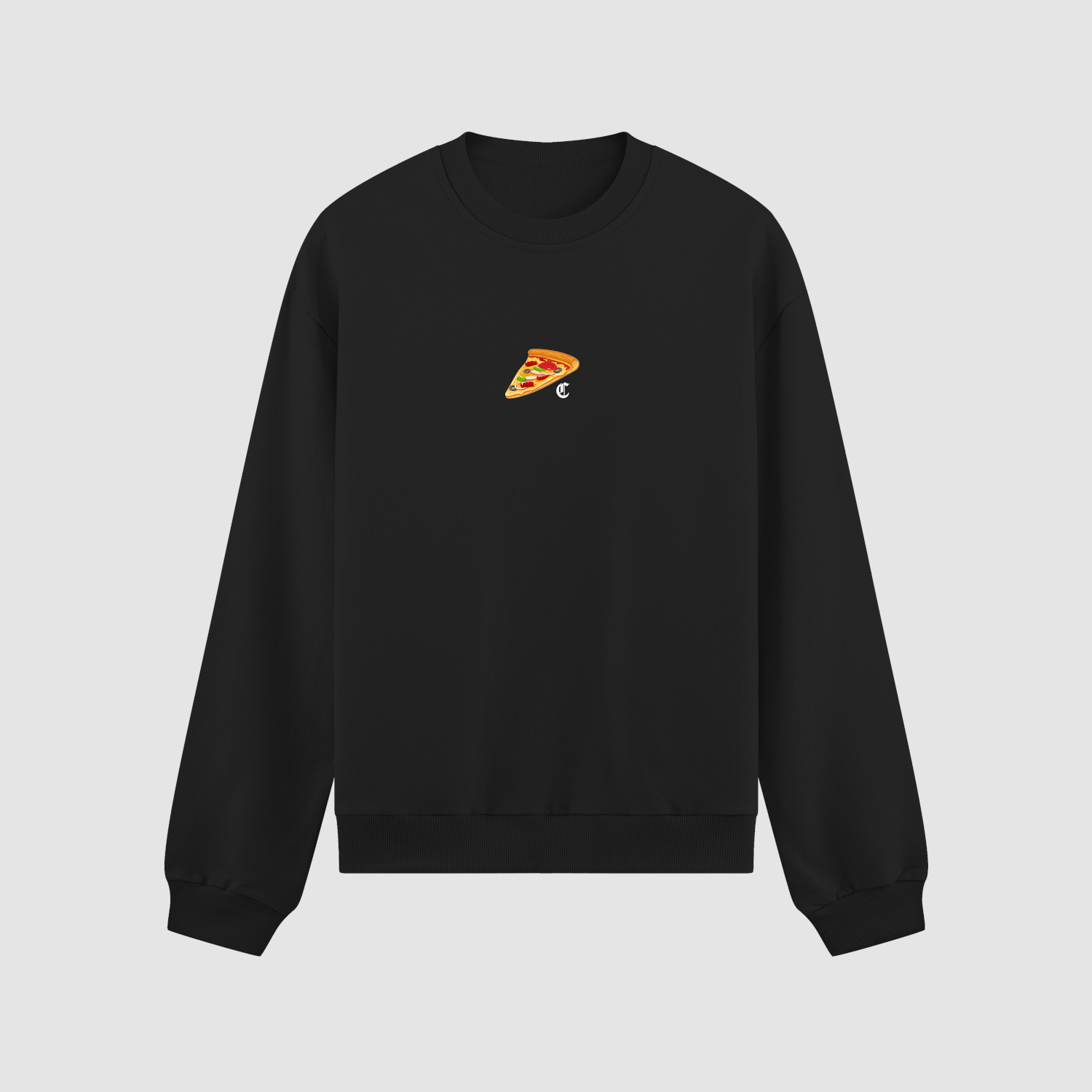 crewneck Bluza bez kaptura Pizza C00344 - obrazek 1
