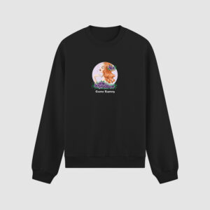 Bluza bez kaptura Kobieta Kwiaty C00345