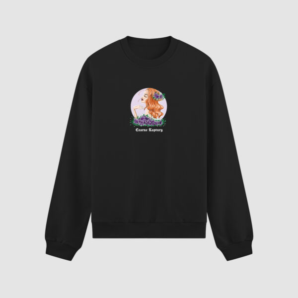 Bluza bez kaptura Kobieta Kwiaty C00345