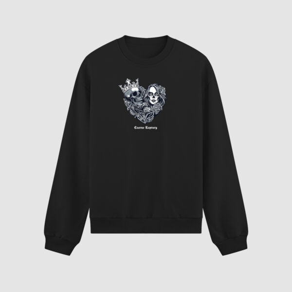 Bluza bez kaptura Serce Czaszki C00606