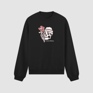 Bluza bez kaptura Czaszka Róża C00627