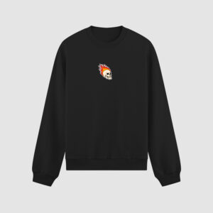 Bluza bez kaptura Płonąca Czaszka C00630