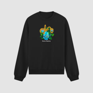 Bluza bez kaptura Czaszka Słoneczniki C00634