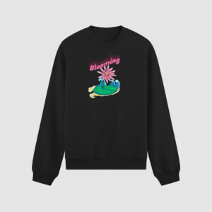 Bluza bez kaptura Kwiat C00635