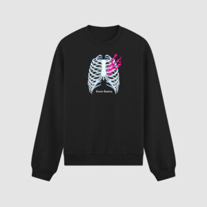 Bluza bez kaptura Kości Serce C00636