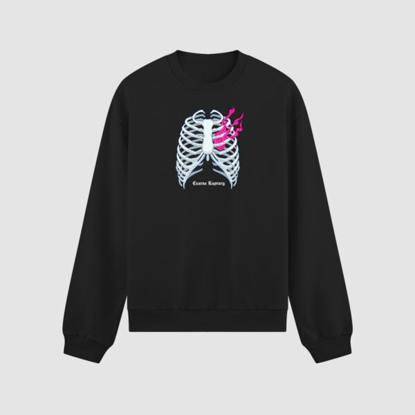 Bluza bez kaptura Kości Serce C00636