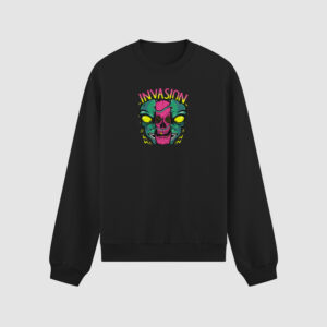 Bluza bez kaptura Inwazja Czaszka Obcy C00653