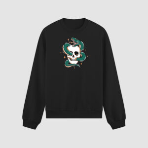 Bluza bez kaptura Wąż Czaszka C00661