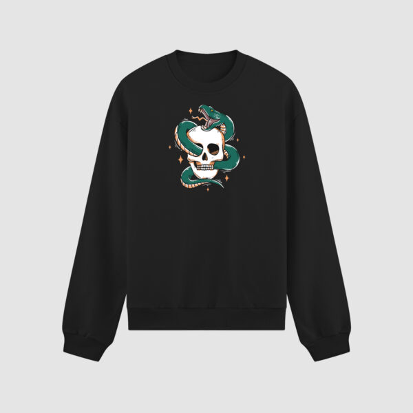 Bluza bez kaptura Wąż Czaszka C00661