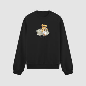 Bluza bez kaptura Miś Pieniądze C00680