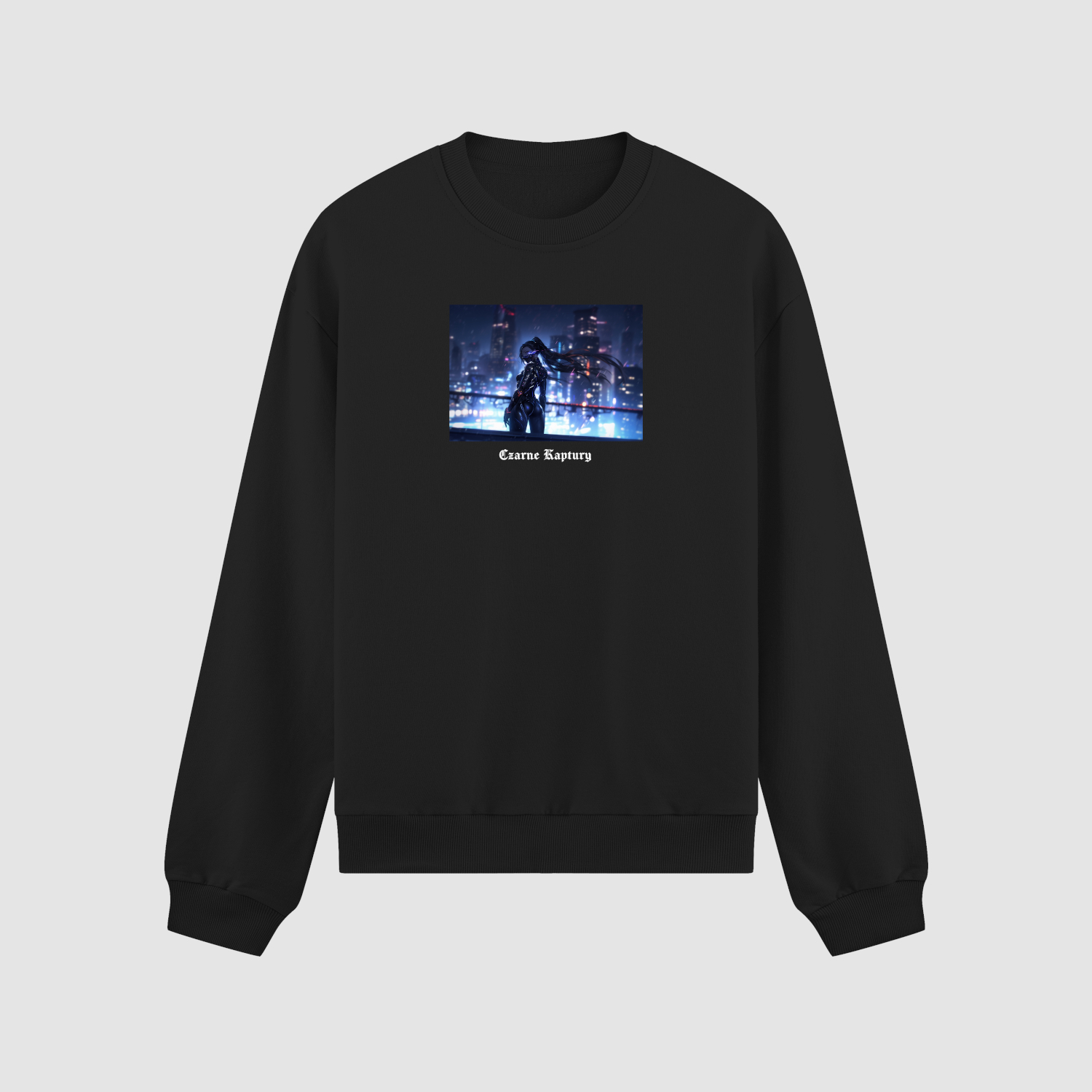 crewneck Bluza bez kaptura Miasto Anime C00697 - obrazek 1