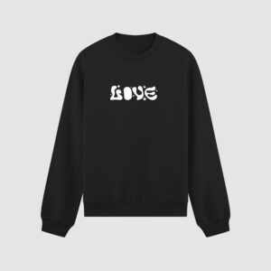 Bluza bez kaptura Love Miłość C00703