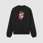 Bluza bez kaptura Róże C00714
