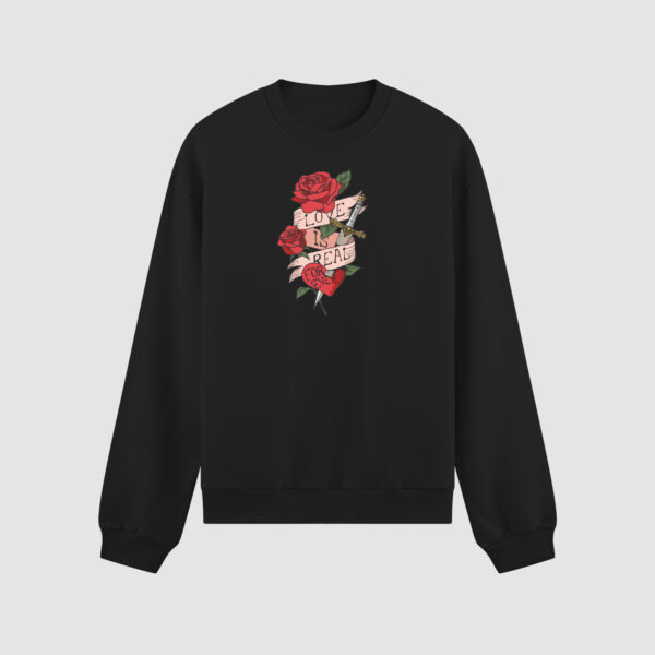Bluza bez kaptura Róże C00714