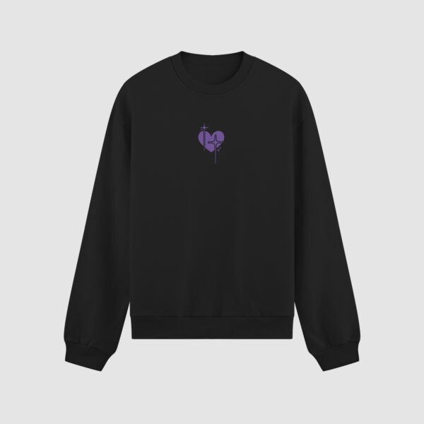 Bluza bez kaptura Serce Y2K C00719