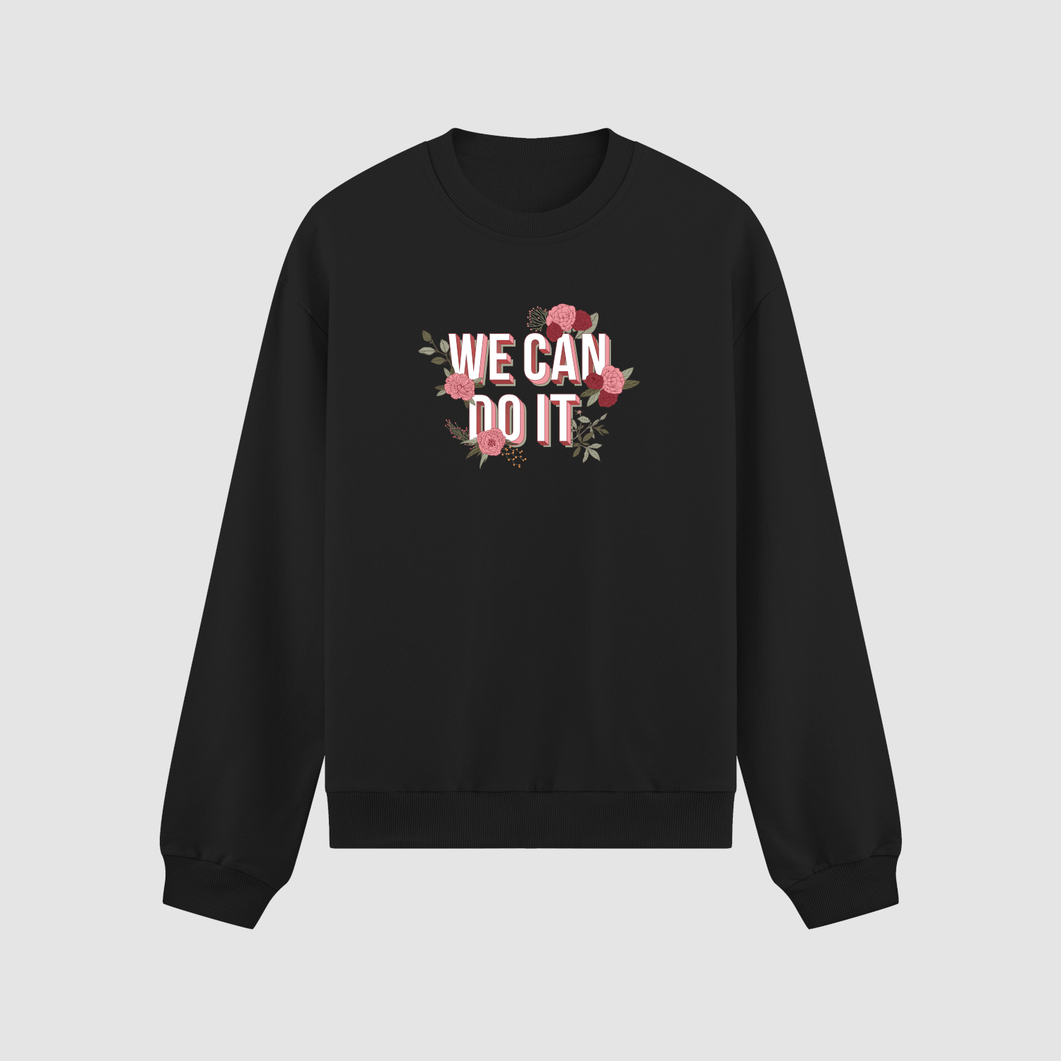 crewneck Bluza bez kaptura We Can Do It C00730 - obrazek 1