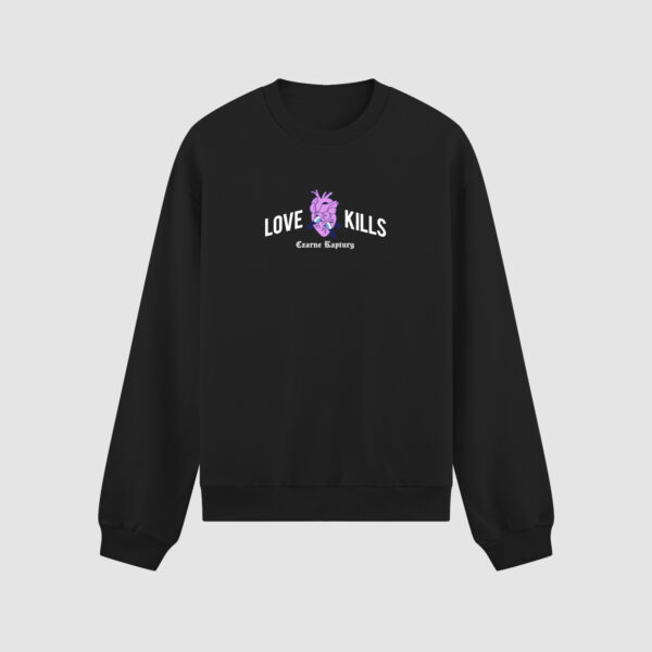 Bluza bez kaptura Love Kills C00734