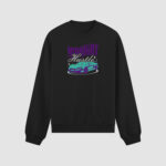 Bluza bez kaptura Hustle Samochód C00746