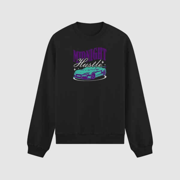 Bluza bez kaptura Hustle Samochód C00746