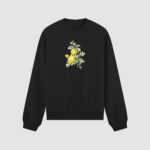 Bluza bez kaptura Kwiaty C00360