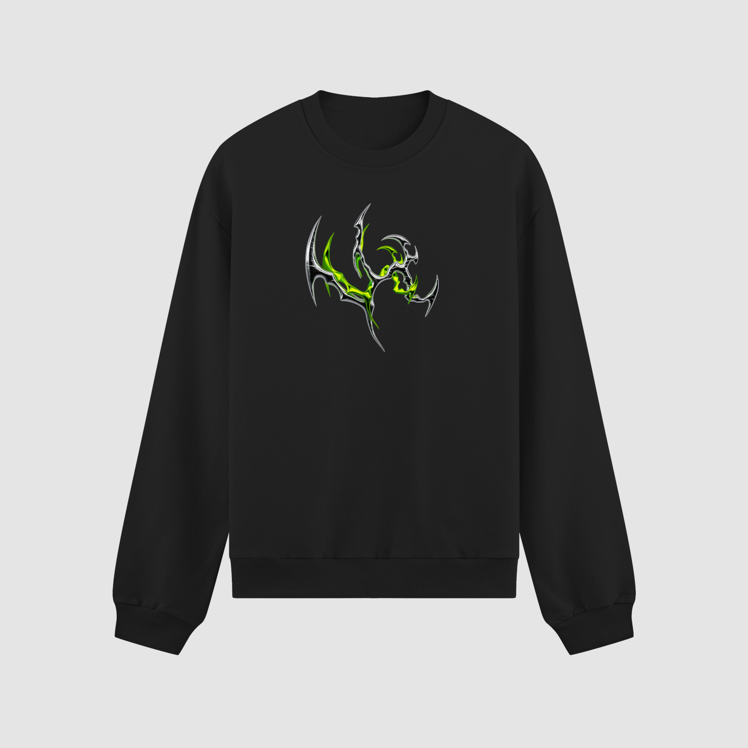 crewneck Bluza bez kaptura Y2K Streetwear C00783 - obrazek 1