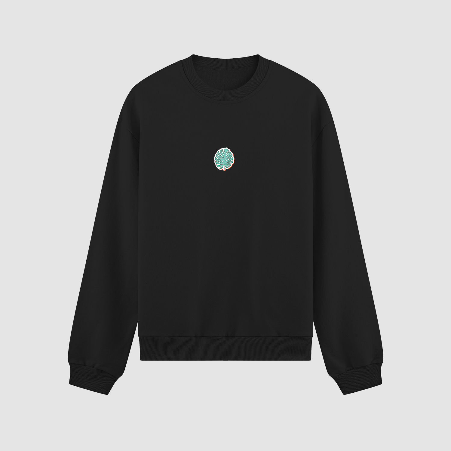 crewneck Bluza bez kaptura Liść C00367 - obrazek 1
