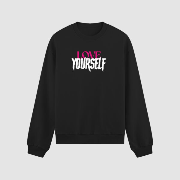 Bluza bez kaptura Love Yourself C00817