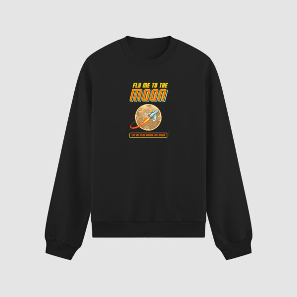 Bluza bez kaptura Rakieta Księżyc C00372