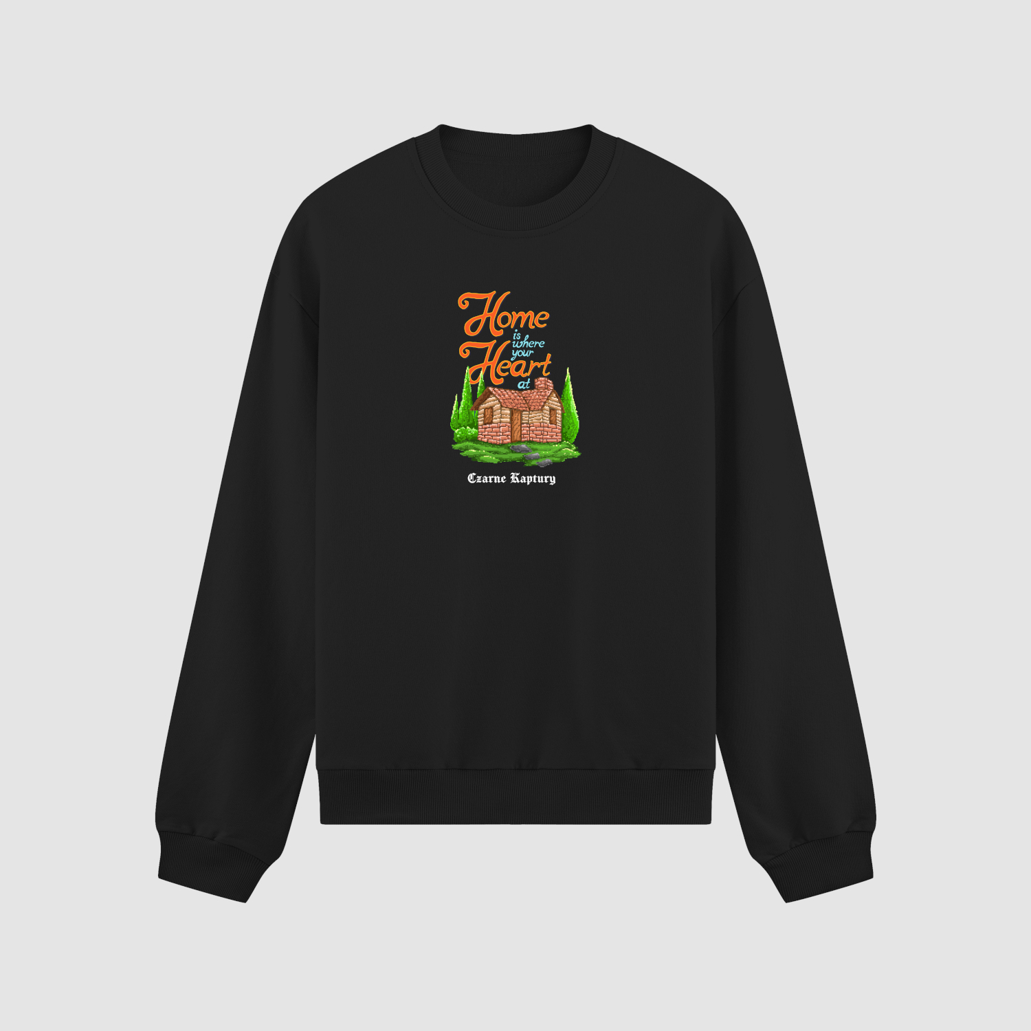 crewneck Bluza bez kaptura Domek C00412 - obrazek 1