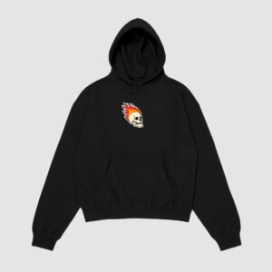 Bluza z kapturem Płonąca Czaszka C00630