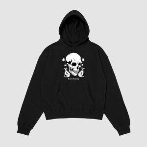 Bluza z kapturem Czaszka Pieniądze C00631