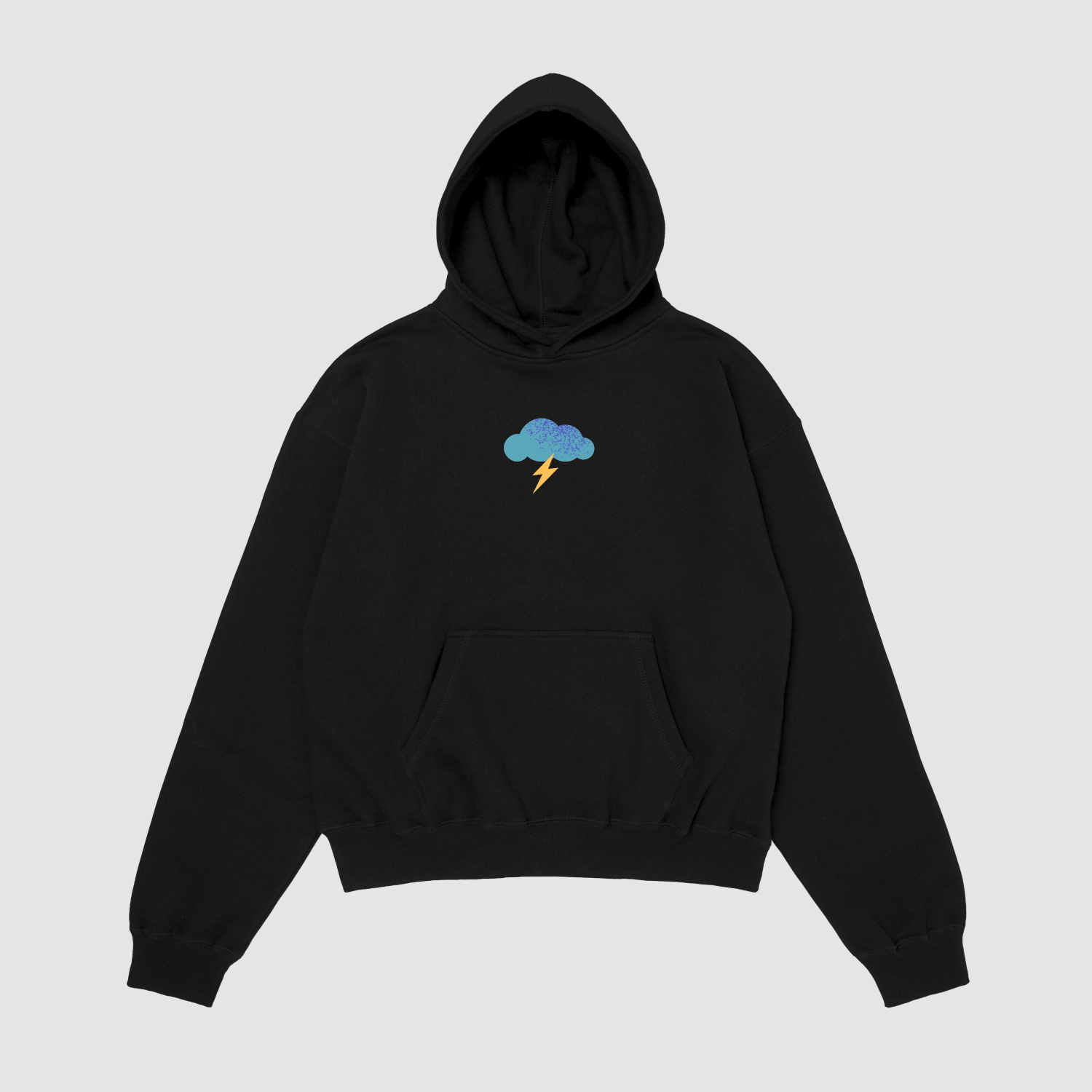 hoodie Bluza z kapturem Chmura Piorun C00633 - obrazek 1