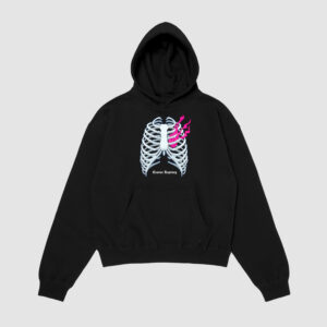 Bluza z kapturem Kości Serce C00636