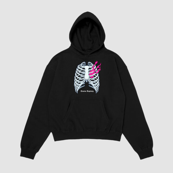 Bluza z kapturem Kości Serce C00636