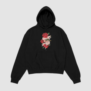 Bluza z kapturem Róże C00714