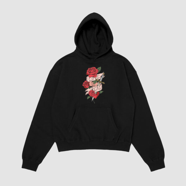 Bluza z kapturem Róże C00714