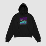 Bluza z kapturem Hustle Samochód C00746