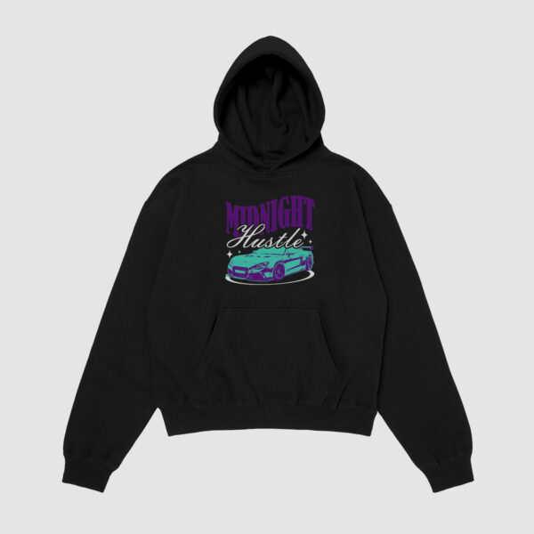 Bluza z kapturem Hustle Samochód C00746