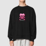 Bluza bez kaptura Czaszka Serce C00446 - obrazek 2