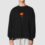 Bluza bez kaptura Róża C00342 - obrazek 2