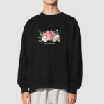 Bluza bez kaptura Kwiaty C00623 - obrazek 2