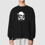 Bluza bez kaptura Czaszka Pieniądze C00631 - obrazek 2