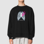 Bluza bez kaptura Kości Serce C00636 - obrazek 2